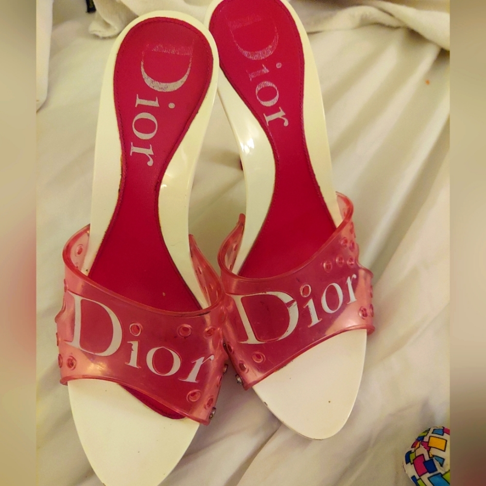 PINK DIOR HEELS